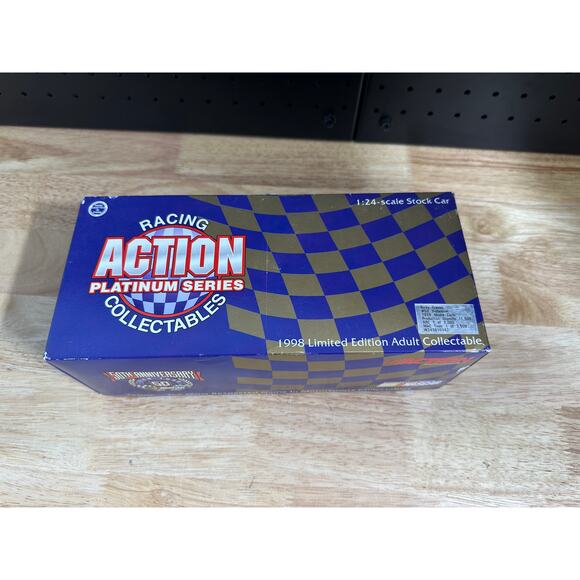 Signed Action Platinum 1:24 Car RICKY CRAVEN #50 Budweiser 1998 Monte Carlo - Picture 1 of 4